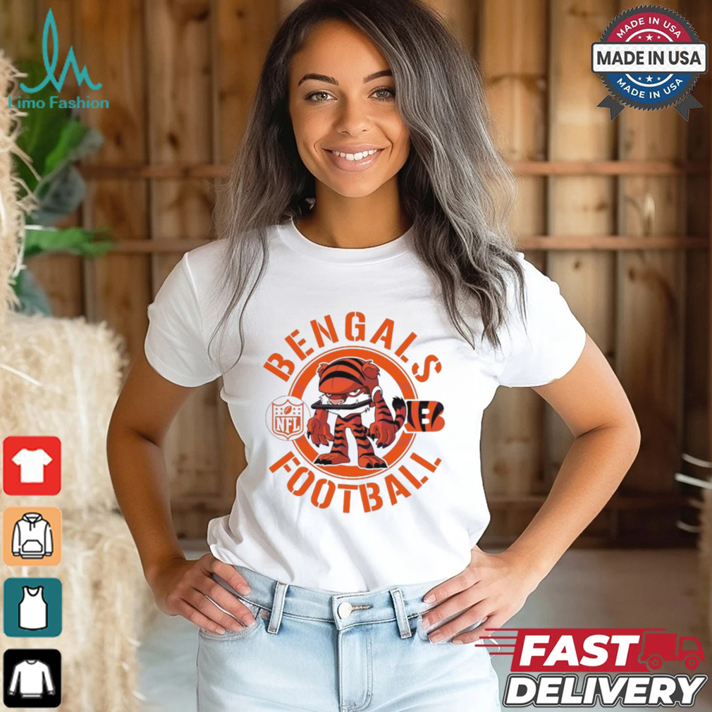 Bengals Football NFL Rush Zone Cartoon Character Shirt Bengals Football NFL Rush Zone Cartoon Character Shirt