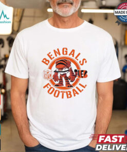 Bengals Football NFL Rush Zone Cartoon Character Shirt