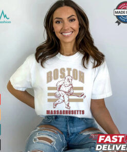 Boston Massachusetts Hockey Mascot T shirt