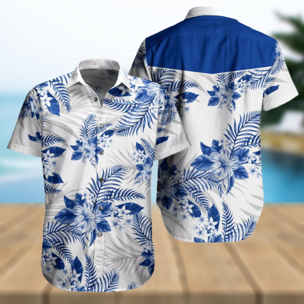 Buffalo Bills Blue Tropical Floral Hawaiian Shirt Buffalo Bills Blue Tropical Floral Hawaiian Shirt