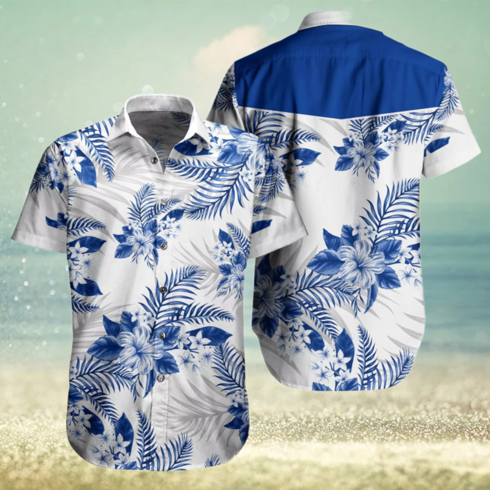 Buffalo Bills Blue Tropical Floral Hawaiian Shirt Buffalo Bills Blue Tropical Floral Hawaiian Shirt