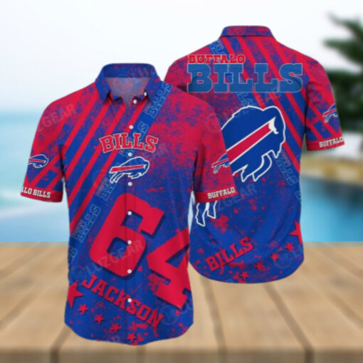 Buffalo Bills Custom Name And Number Hawaiian Shirt