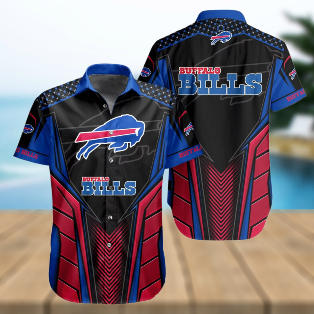 Buffalo Bills Dynamic Chevron Hawaiian Shirt Buffalo Bills Dynamic Chevron Hawaiian Shirt