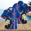 Buffalo Bills Elegant Floral Blue Hawaiian Shirt