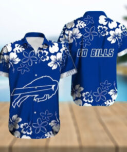 Buffalo Bills Hibiscus Floral Go Bills Hawaiian Shirt