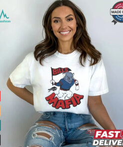 Buffalo Bills Mafia Mascot FLag T shirt