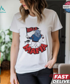 Buffalo Bills Mafia Mascot FLag T shirt
