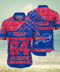 Buffalo Bills Star Spangled Personalized Hawaiian Shirt