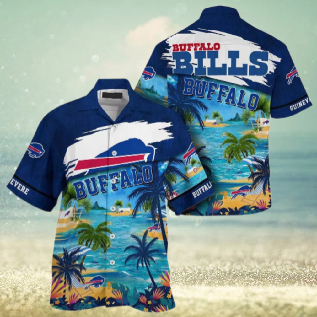 Buffalo Bills Tropical Beach Personalized Hawaiian Shirt Buffalo Bills Tropical Beach Personalized Hawaiian Shirt