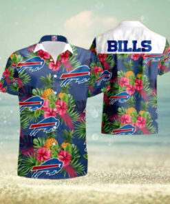 Buffalo Bills Tropical Hibiscus Hawaiian Shirt
