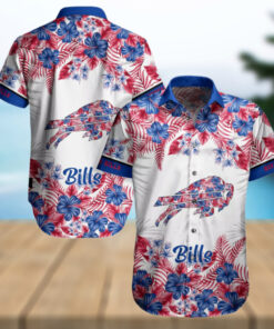 Buffalo Bills Tropical Splash Hawaiian Shirt