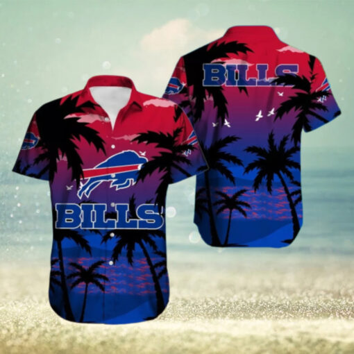 Buffalo Bills Twilight Palm Sunset Hawaiian Shirt
