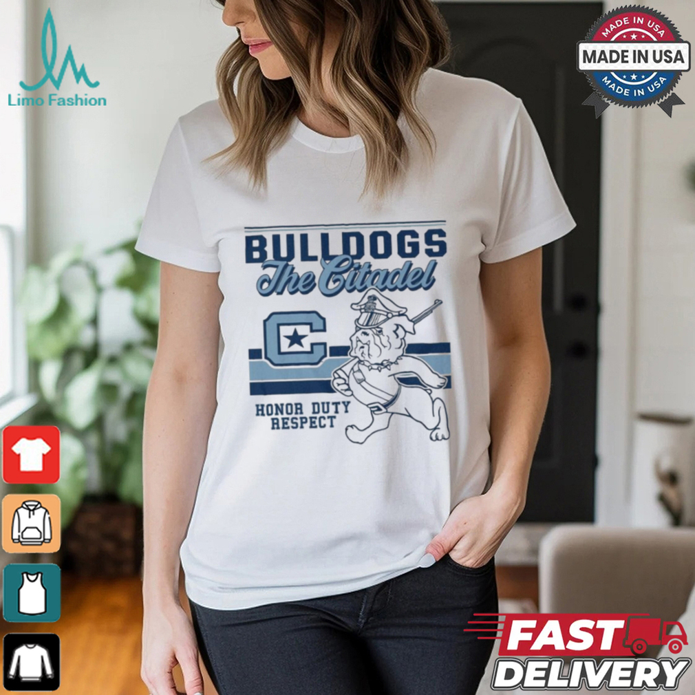 Bulldog Citadel Bulldogs Retro Logo Mascot T Shirt Bulldog Citadel Bulldogs Retro Logo Mascot T Shirt