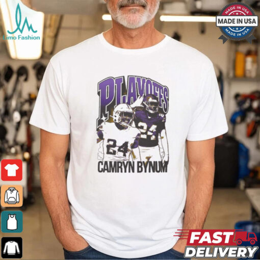 Camryn Bynum 2024 Playoffs Minnesota Vikings vs Los Angeles Rams NFL Graphic Vintage t shirt