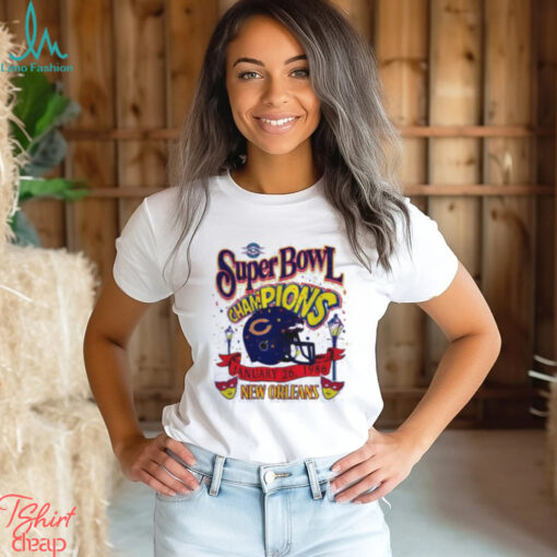 Chicago Bears Super Bowl Champions New Orleans 1986 T Shirt