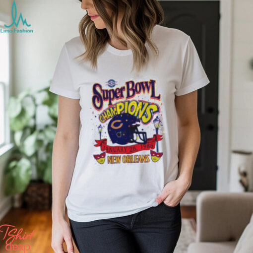 Chicago Bears Super Bowl Champions New Orleans 1986 T Shirt