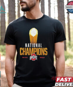 Congratulations Ohio State Buckeyes Trophy On Winning Their 9th National Championship CFP In Program History Unisex T Shirt