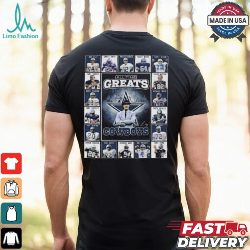 Dallas Cowboys All Time Greats Of The Cowboys Football 2025 Shirt