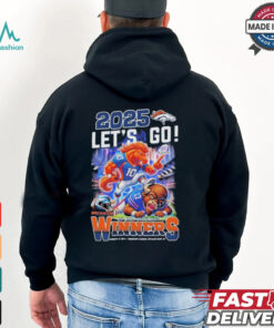 Denver Broncos Buffalo Bills 2025 Let’s Go AFC Wild Card Playoff Winners Mascot T Shirt