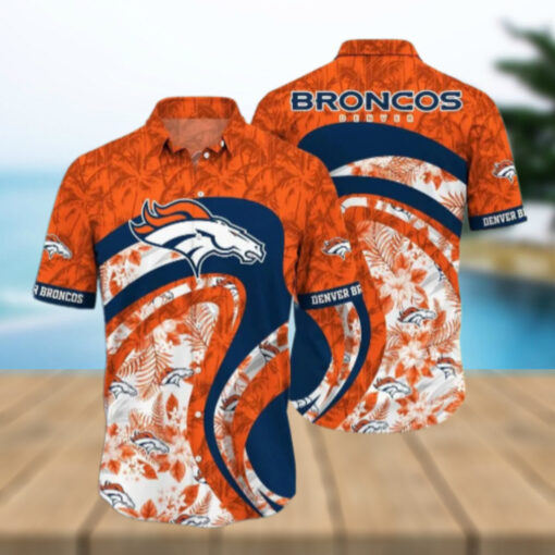 Denver Broncos Waves of Victory Hawaiian Shirt