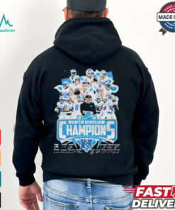 Detroit Lions 2024 North Division Champions NFL Signatures T Shirt