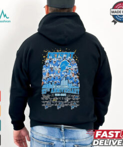 Detroit Lions 95th Anniversary 1930 2025 Signatures T shirt