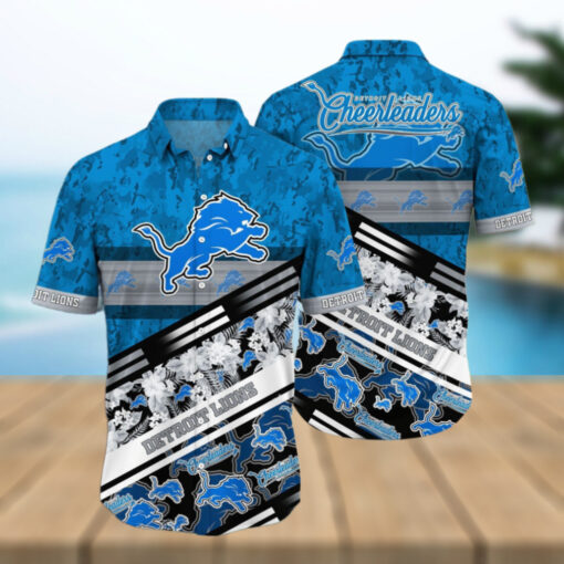 Detroit Lions Cheer Squad Hawaiian Shirt