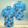 Detroit Lions Floral Fan Frenzy Hawaiian Shirt