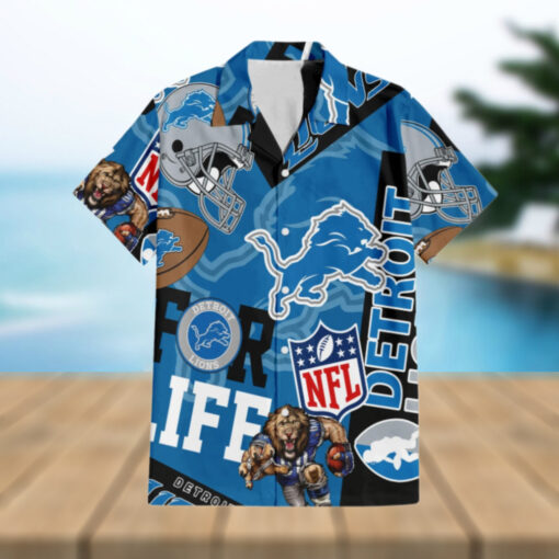 Detroit Lions For Life Hawaiian Shirt