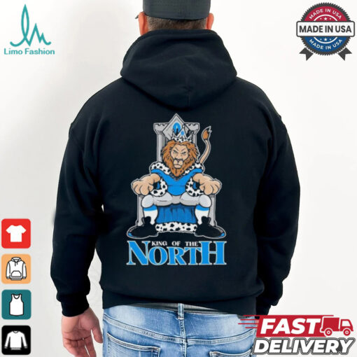 Detroit Lions King Of The North Mascot T shirt