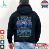 Detroit Lions NFL NFC North Division Back 2 Back Champions 2024 Thank You For The Memories T Shirt