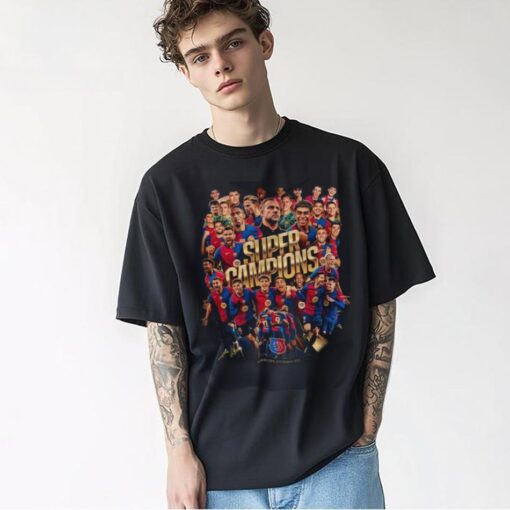 FC Barcelona New Supercopa De España Campions 2024 Hoodie