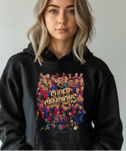 FC Barcelona New Supercopa De España Campions 2024 Hoodie