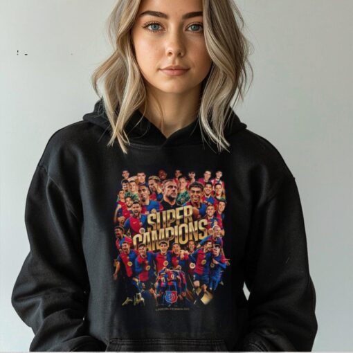 FC Barcelona New Supercopa De España Campions 2024 Hoodie