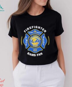 Firefighter Los Angeles Rams Fan Shirt
