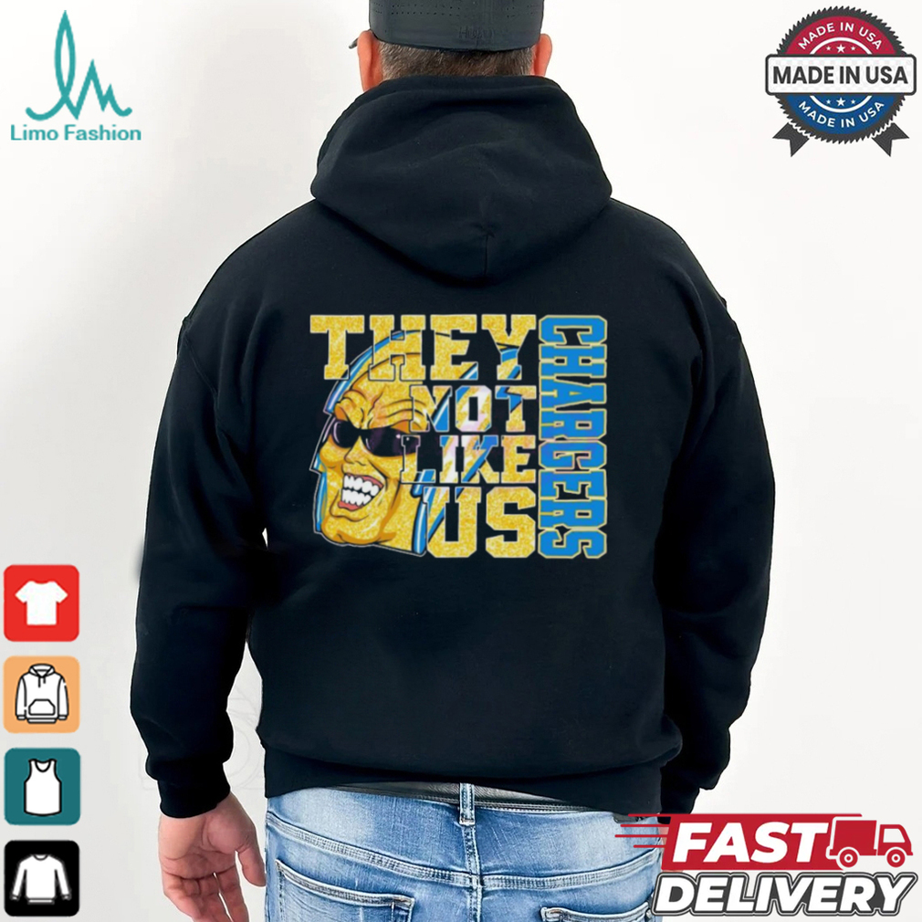 Glitter Los Angeles Chargers They Not Like Us 2025 Shirt Glitter Los Angeles Chargers They Not Like Us 2025 Shirt