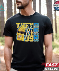 Glitter Los Angeles Chargers They Not Like Us 2025 Shirt