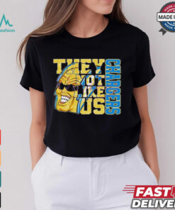 Glitter Los Angeles Chargers They Not Like Us 2025 Shirt