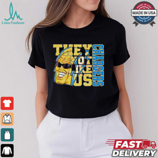 Glitter Los Angeles Chargers They Not Like Us 2025 Shirt