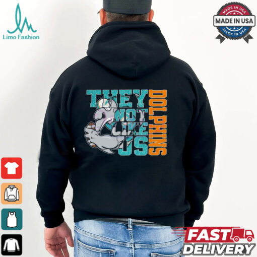 Glitter Miami Dolphins They Not Like Us 2025 Shirt