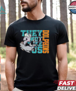 Glitter Miami Dolphins They Not Like Us 2025 Shirt