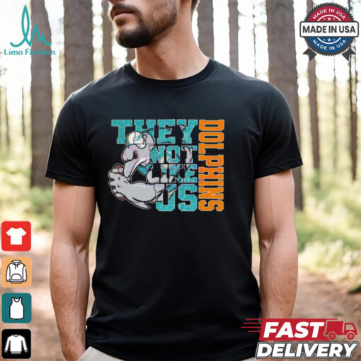 Glitter Miami Dolphins They Not Like Us 2025 Shirt