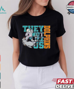 Glitter Miami Dolphins They Not Like Us 2025 Shirt