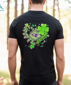Heart Baltimore Ravens Logo St Patrick’s Day Shirt