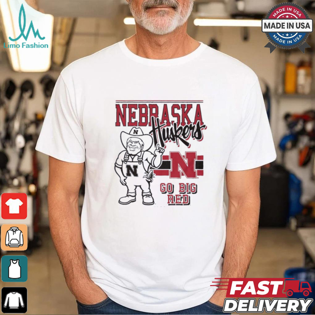 Herbie Husker Nebraska Cornhuskers Retro Logo Mascot T Shirt Herbie Husker Nebraska Cornhuskers Retro Logo Mascot T Shirt