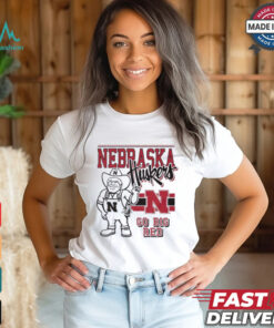 Herbie Husker Nebraska Cornhuskers Retro Logo Mascot T Shirt