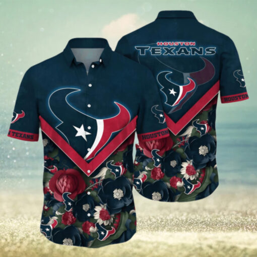 Houston Texans Hawaiian Shirt Floral Aloha