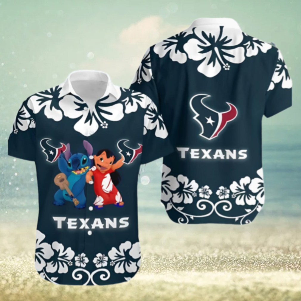 Houston Texans Hawaiian Shirt Stitch And Lilo Houston Texans Hawaiian Shirt Stitch And Lilo