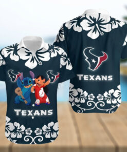 Houston Texans Hawaiian Shirt Stitch And Lilo