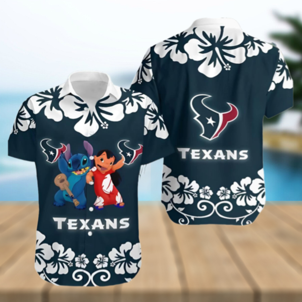 Houston Texans Hawaiian Shirt Stitch And Lilo Houston Texans Hawaiian Shirt Stitch And Lilo